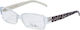 Emilio Pucci Transparent Women's Acetate Eyeglass Frame