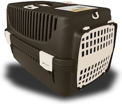 Pet Plast Art Cat Carrier Cage 49cm Brown Pet Plast Art Cat Carrier Cage 49cm Brown