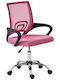 Scaun de Birou A1850 Chrome / Pink Zita Plus