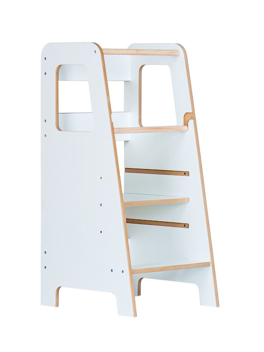 Montessori Learning Tower made of Wood White