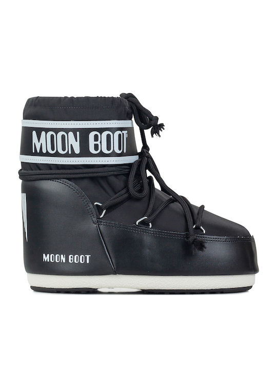 Moon Boot Icon Low Nylon Damenstiefel Schwarz 8...