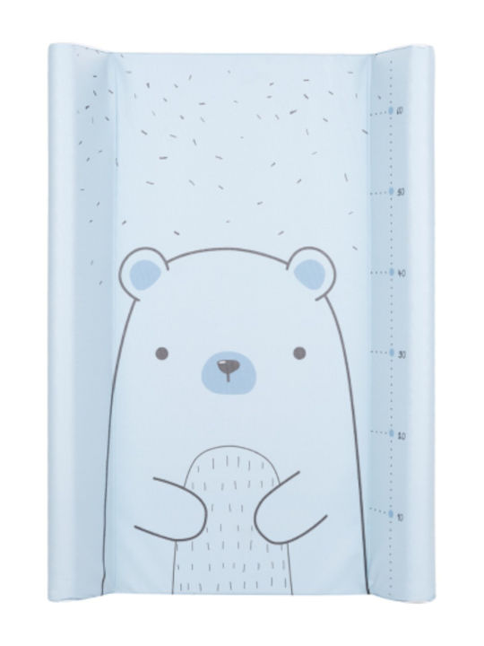 Kikka Boo Hard Changing Pad cu Capac Bear Me din Plastic Blue for Nursery Drawer 50x80cm