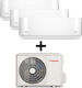 Inventor Aria Set of 3 Indoor Units (3x 9000 Btu) and Outdoor Unit (36000 Btu)