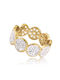 ecarla Women's Ring Gold Plated