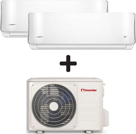Inventor Aria Σετ 2 Εσωτερικών Μονάδων (2x 12000 btu) και Εξωτερική Μονάδα (27000 btu)