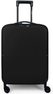 Bg Berlin Pegasus Cabin Travel Suitcase Hard Black with 4 Wheels Height 55cm