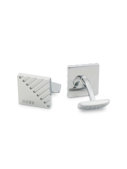 Hugo Boss Cufflinks of Steel Silver