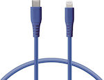 Ksix USB-C to Lightning Cable Μπλε 1m (520241)