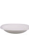 Eaton Dining Πιάτο Βαθύ Γυάλινο Λευκό 23cm 6τμχ