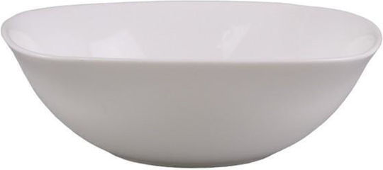 Eaton Dining Bol de Servire Rotund Sticlă Alb cu Diametru 11.5buc 6buc