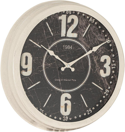 ARlight Ρολόι Τοίχου Μαύρο Ø40cm