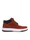 Suede Anatomical Men's Boots Tabac Brown