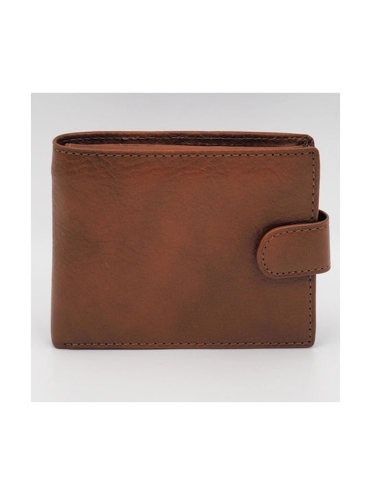 Roberto Men's Leather Wallet Tabac Brown