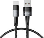 Tech-Protect Braided USB 2.0 Cablu USB-C bărbătesc - USB-A 66W Gray 0.5m (66W/6A)