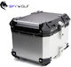 Spywolf Space-S Motorcycle Top Case Aluminum 55L Grey