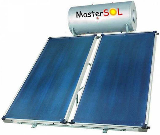 MasterSOL Ηλιακός Θερμοσίφωνας 300lt Glass Τριπλής Ενέργειας Αντλίας Θερμότητας 5τ.μ. Επιλεκτικός