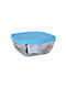 Duralex Glass Lunch Box Blue 610ml