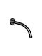 Eurorama Built-in Mixer & Spout Set for Bathtub Black