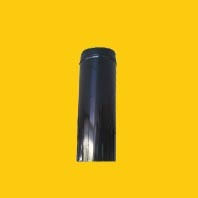 Guller Καμινάδα Καπνοδόχου Inox 600mm Μαύρη