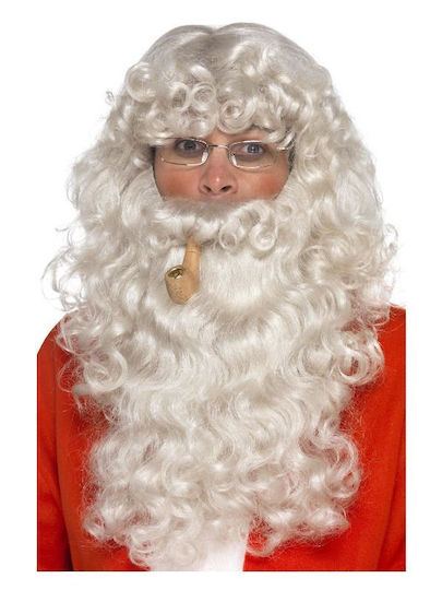 Perücke Weihnachts-Bärte des Weihnachtsmanns mit Muster Weihnachtsmann