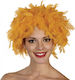 Carnival Wig Afro Orange With Down