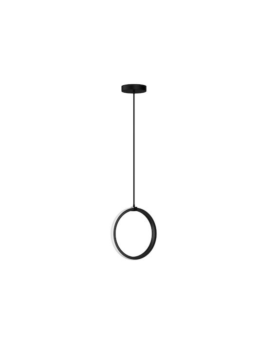 Alphab2b Pendant Light LED with Natural White Light Black