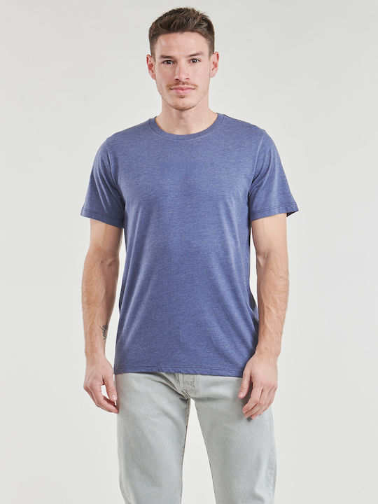 Levi's Crewneck Herren T-Shirt Kurzarm Blau