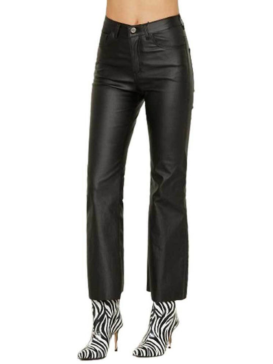 Relish Women's Leather Trousers Black