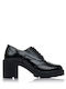 Γυναικεία Oxfords από Λουστρίνι σε Μαύρο Χρώμα