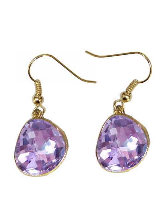 Tatu Moyo Earrings Gold Plated with Stones