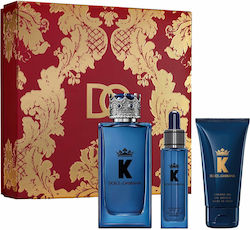 Dolce & Gabbana K By Dolce & Gabbana Ανδρικό Σετ με Eau de Parfum και Shower Gel 3τμχ