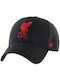 47 Brand MVP Trucker Cap Arsenal London - Verstellbare Baseballkappe Schwarz Mit Stickerei