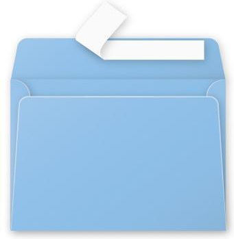 Claire Fontaine Set of Envelopes Invitations 20pcs in Blue Color Lavander Blue