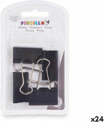 Pincello Metallic Clips Black 24pcs