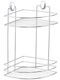 Metalife Colțar Montat pe perete Raft Baie Metal 18x18x30cm Albastră