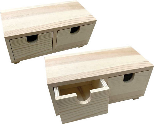 AGC Floor Bathroom Shelf Wooden 17.5x17.8x7cm