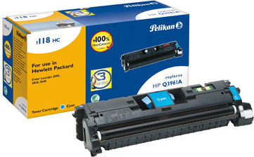 Pelikan 1118hc Kompatibel Toner für Laserdrucker HP Q3961A Cyan