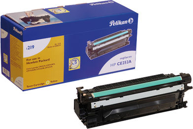 Pelikan 1219 Kompatibel Toner für Laserdrucker HP CE252A Gelb