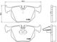 Brembo Σετ Τακάκια Πίσω για BMW E46 / X3 Land Rover Range Rover