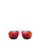 Maui Jim Sharks Cove Sonnenbrillen mit Schwarz Rahmen und Rot Polarisiert Spiegel Linse 605-02