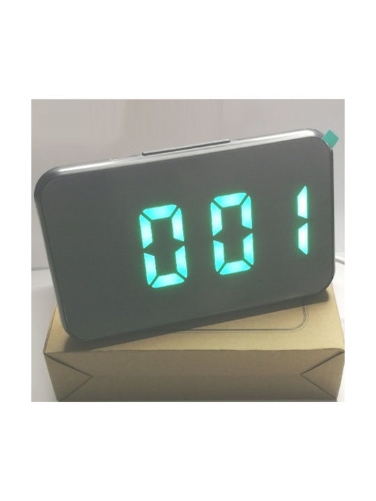 Tabletop Digital Clock with Alarm 05005FTL50BK