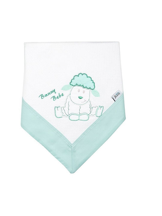 Bunny Bebe Pique Swaddle Wrap Μέντα