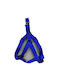 Pet Camelot Dog Harness Blue 16mm x 30-50cm 3503-BLE