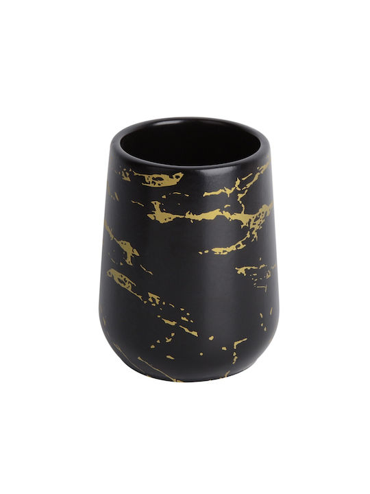 Marva Marble Cup Holder Ceramic Gold