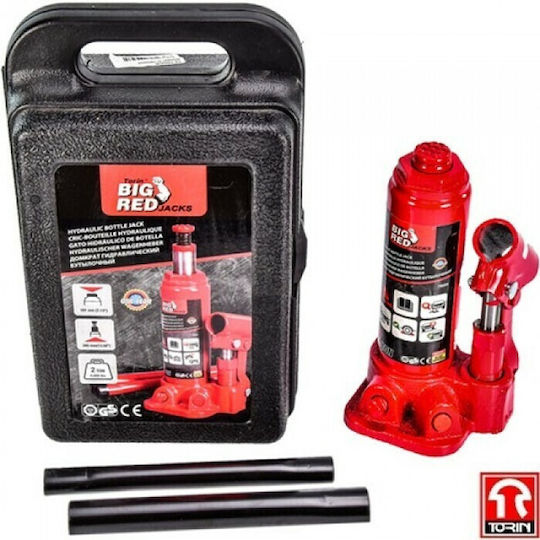 Torin Hydraulic Bottle Jack with Lifting Capacity up to 34.5cm and Weight Capacity up to 2 Tons