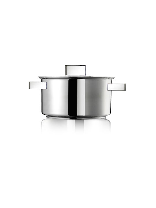 Inoxriv Deep Stainless Steel Pot 5lt / 24cm