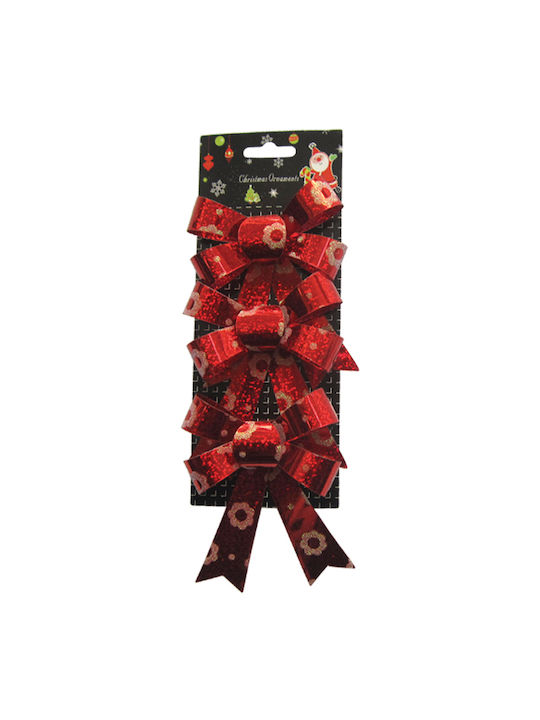 Hanging Bow Ornament 12cm Set 3pcs