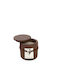 Espiel Scented Candle Jar Brown 1pcs