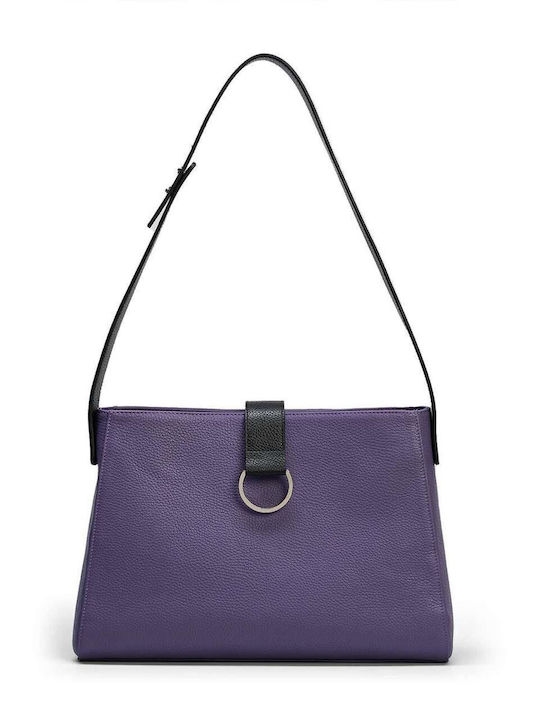 Urban Leder Damen Tasche Schulter Lila