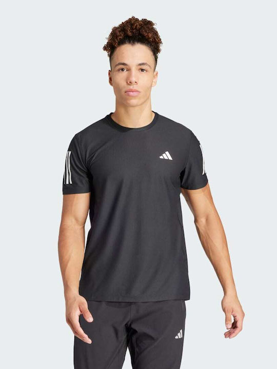 Adidas Own Bărbați T-shirt Sportiv cu Mânecă Scurtă Negru